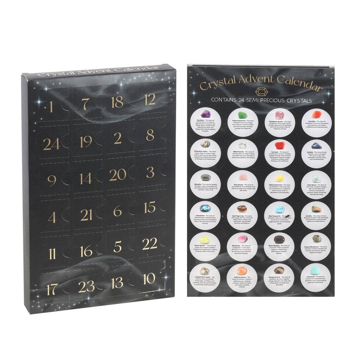 24 - Day Crystal Advent Calendar from Hilltribe Ontario