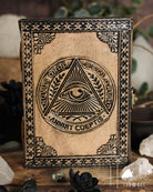 All Seeing Eye Leather Journal from Hilltribe Ontario