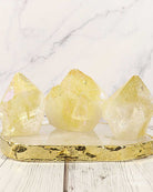 Angel Aura Citrine Point Base Cut from Hilltribe Ontario