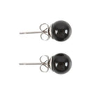 Black Agate Semi Precious Crystal Earrings from Hilltribe Ontario