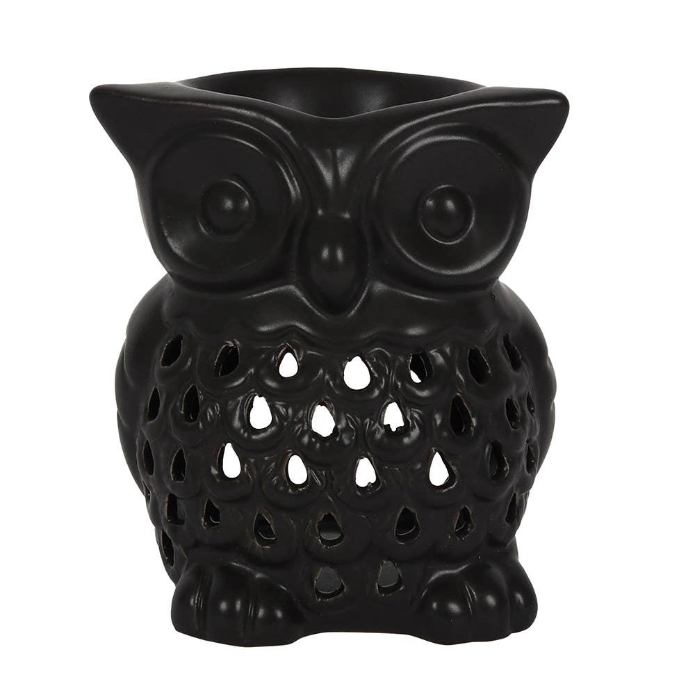 Black Owl Oil Burner + Wax Warmer from Hilltribe Ontario