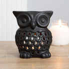 Black Owl Oil Burner + Wax Warmer from Hilltribe Ontario