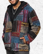 Black Patch Durbar Jacket from Hilltribe Ontario