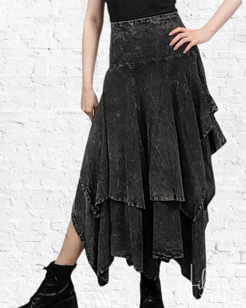 Black Shasta Skirt from Hilltribe Ontario