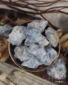 Blue Calcite Raw from Hilltribe Ontario