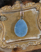 Blue Opal Earth Stone Necklace from Hilltribe Ontario