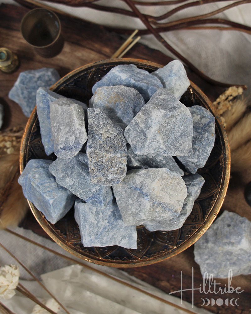 Blue Quartz Raw from Hilltribe Ontario