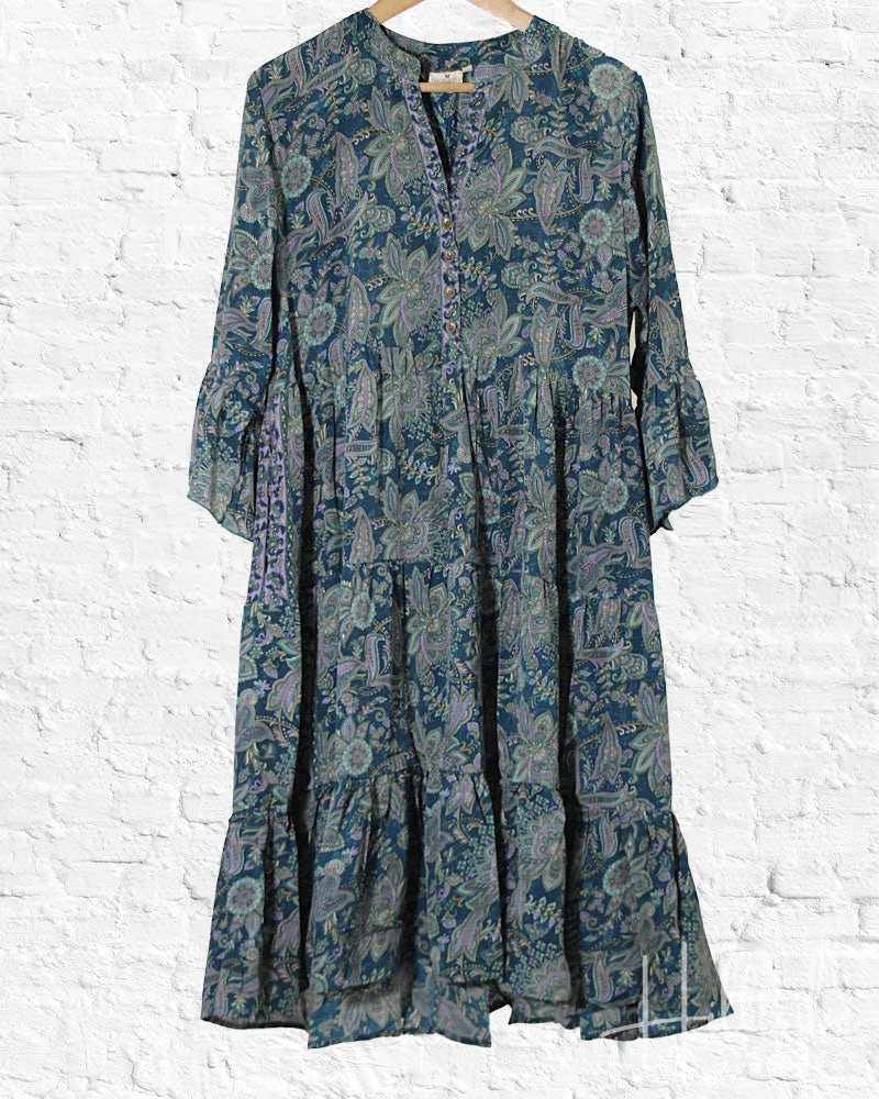 Bluebell New Sari Boho Dress from Hilltribe Ontario