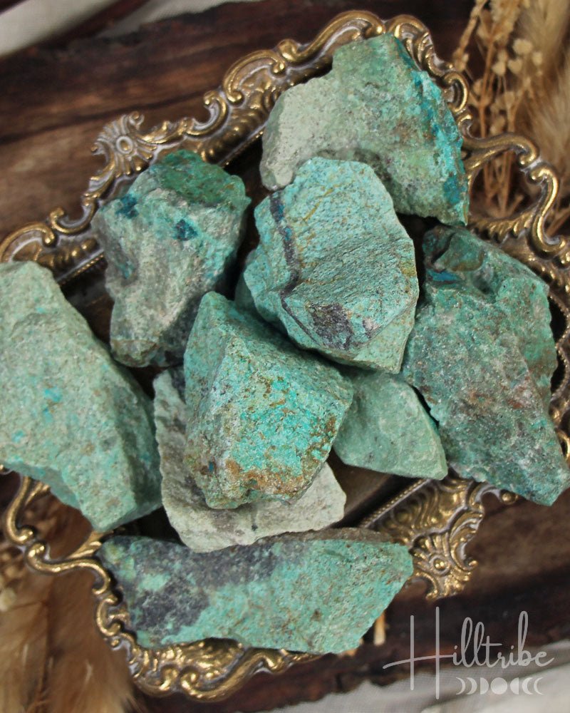 Chrysocolla Raw from Hilltribe Ontario