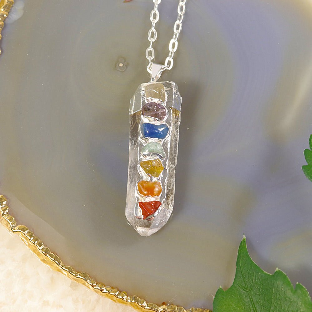 Clear Quartz Chakra Pendant from Hilltribe Ontario