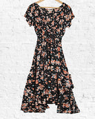 Copper Flower Swing Dress from Hilltribe Ontario