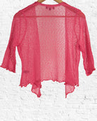 Coral Open Tie Mesh Cardigan from Hilltribe Ontario