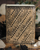 Crystal Dragons Leather Journal from Hilltribe Ontario