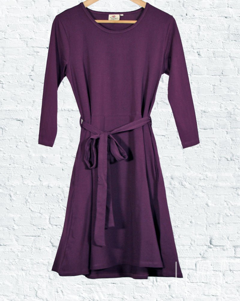 Deep Purple Vancouver Dress from Hilltribe Ontario