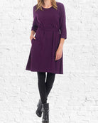 Deep Purple Vancouver Dress from Hilltribe Ontario