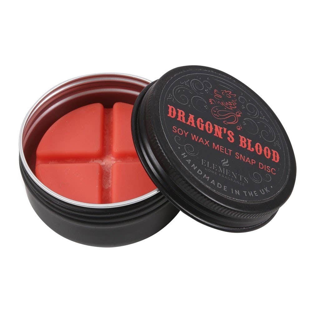 Dragon's Blood Soy Wax Melt Snap Disc from Hilltribe Ontario