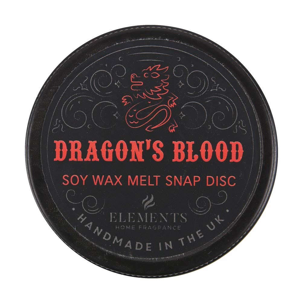 Dragon's Blood Soy Wax Melt Snap Disc from Hilltribe Ontario