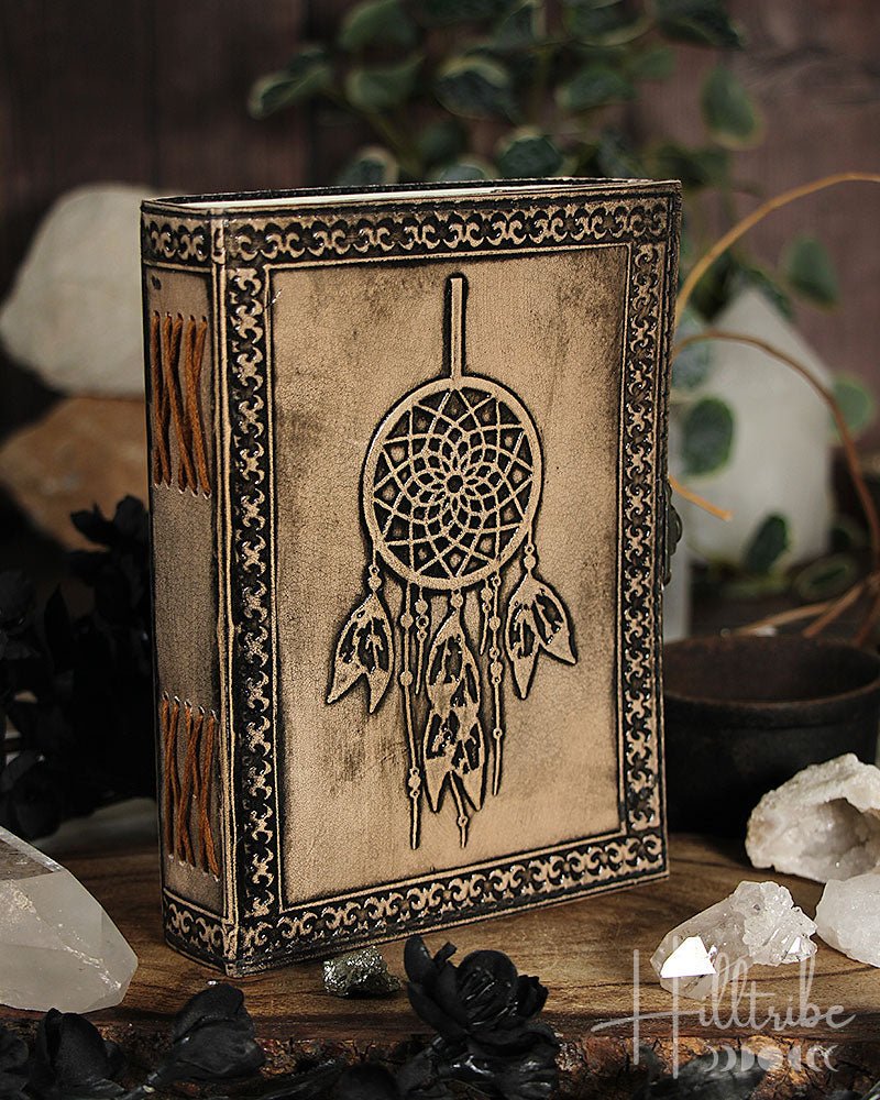 Dream Catcher Leather Journal from Hilltribe Ontario