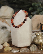 Fire Quartz Gemstone Power Bracelet 8mm from Hilltribe Ontario