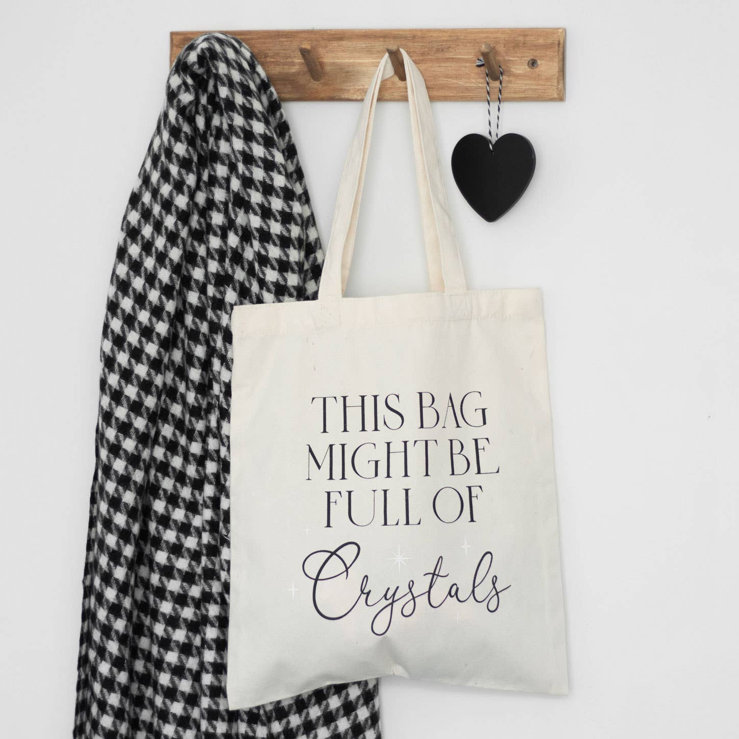 Full of Crystals Polycotton Tote from Hilltribe Ontario