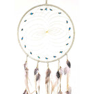 Gemstone & Tan Leather Dreamcatcher 9" from Hilltribe Ontario