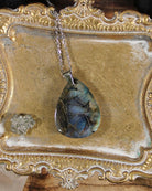 Labradorite Earth Stone Necklace from Hilltribe Ontario