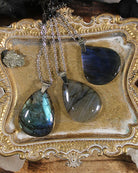 Labradorite Earth Stone Necklace from Hilltribe Ontario