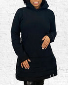 Laya Fleece Tunic Black from Hilltribe Ontario