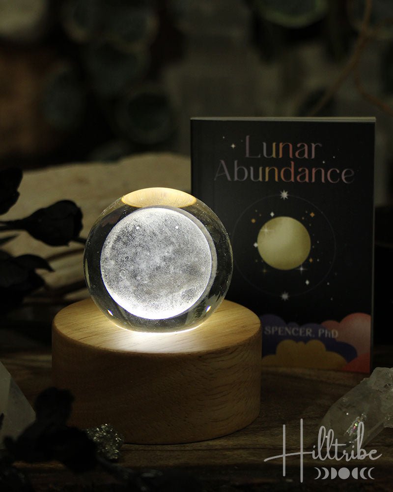 Lunar Abundance Mini Moon Lamp from Hilltribe Ontario