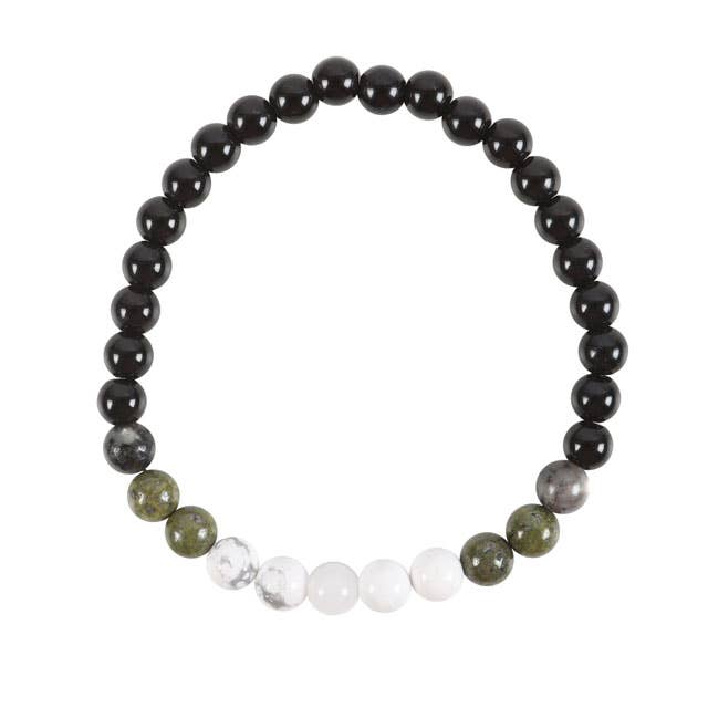 Moon Phase Semi - Precious Gemstone Bracelet from Hilltribe Ontario