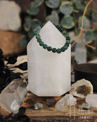 Moss Agate Beaded Bracelet 8mm from Hilltribe Ontario