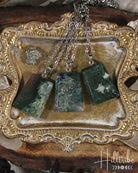 Moss Agate Gemstone Necklace from Hilltribe Ontario