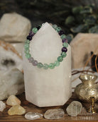 Rainbow Fluorite Power Bracelet 8mm from Hilltribe Ontario