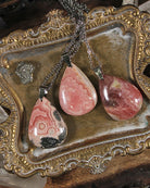 Rhodocrosite Earth Stone Necklace from Hilltribe Ontario