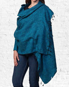 Shanti Shawl Teal from Hilltribe Ontario