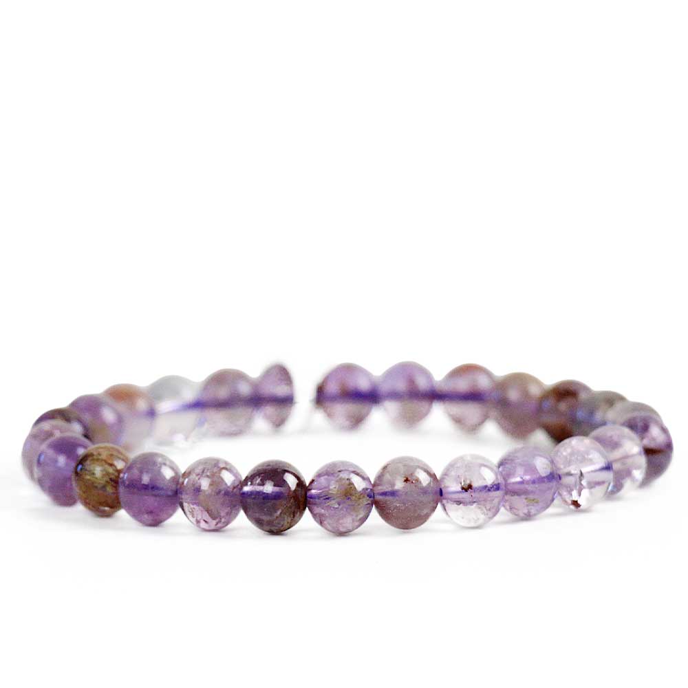 Super Seven Gemstone Power Bracelet 4 - 5mm from Hilltribe Ontario