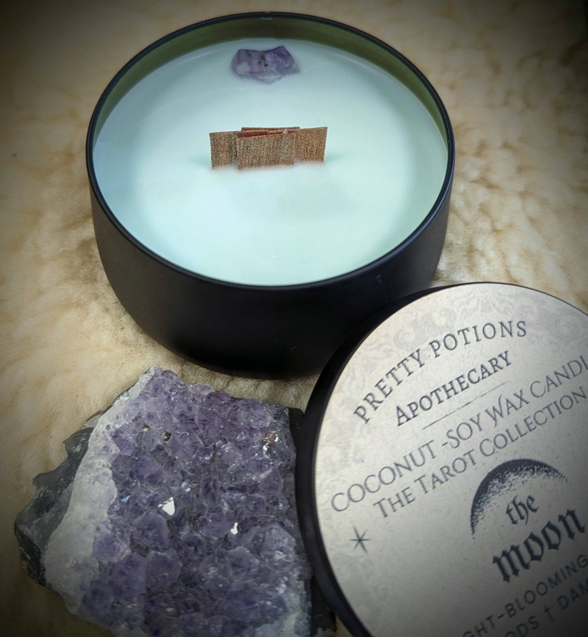 THE MOON Tarot Candle from Hilltribe Ontario