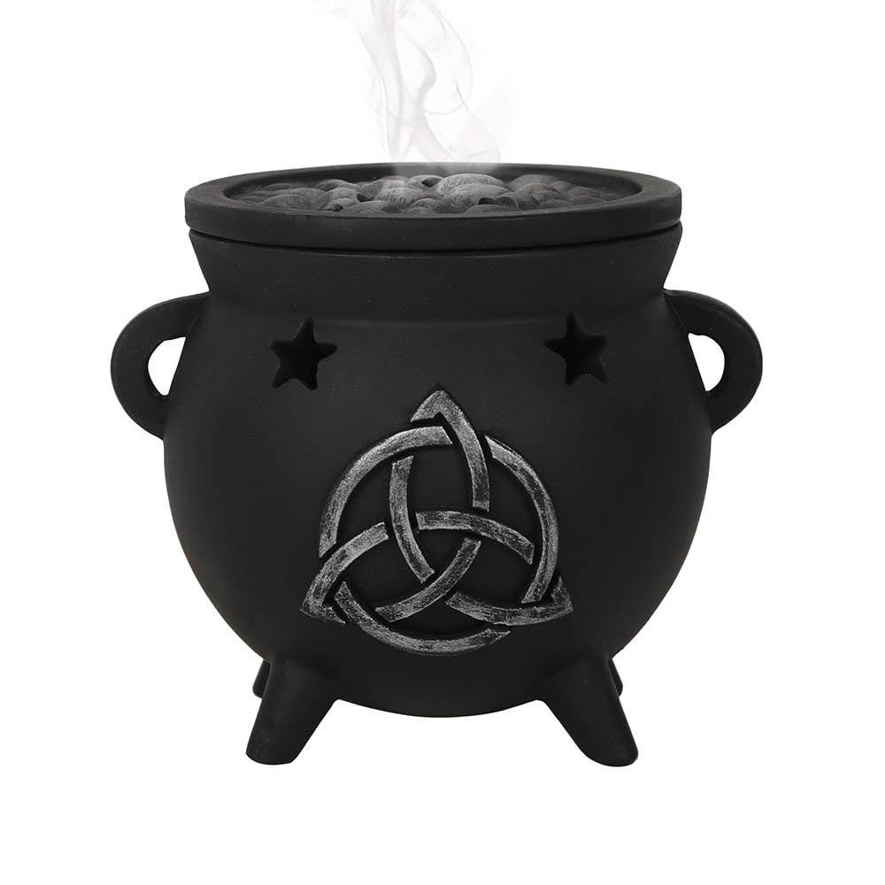 Triquetra Cauldron Incense Cone Holder from Hilltribe Ontario