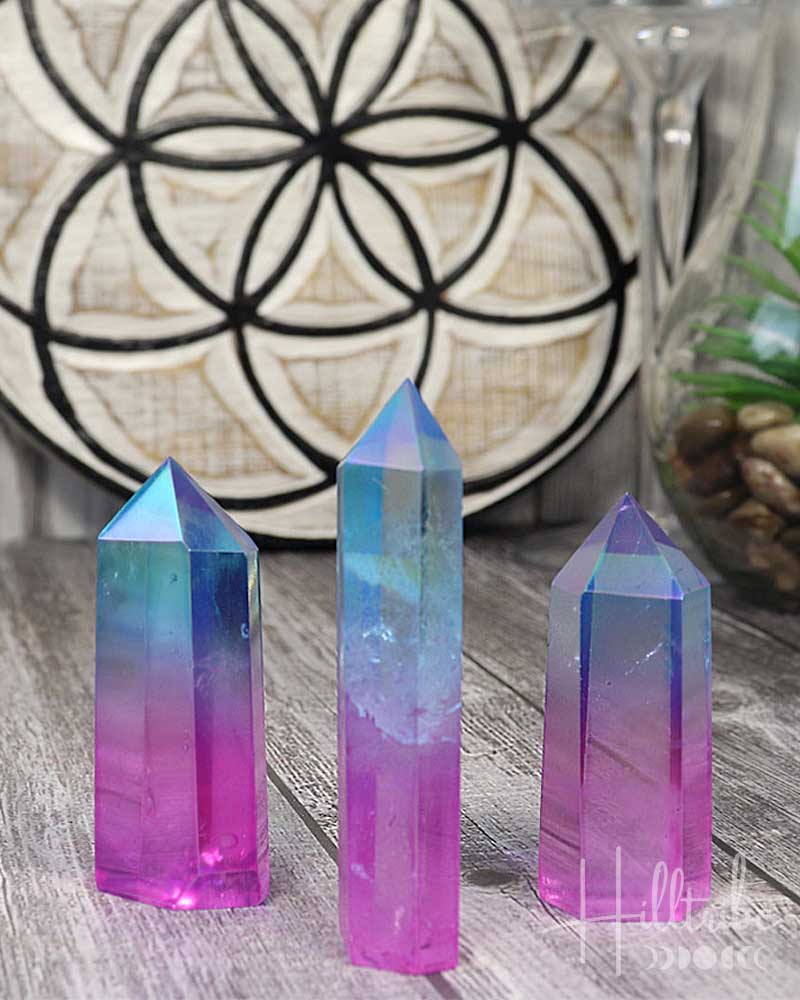 Unicorn Aura Polished Point from Hilltribe Ontario