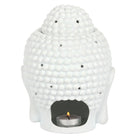 White Buddha Oil Burner + Wax Warmer Large from Hilltribe Ontario