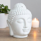 White Buddha Oil Burner + Wax Warmer Large from Hilltribe Ontario