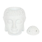 White Buddha Oil Burner + Wax Warmer Large from Hilltribe Ontario