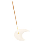 White Crescent Moon Incense Stick Holder from Hilltribe Ontario