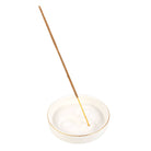 White Moon Face Incense Stick Holder from Hilltribe Ontario