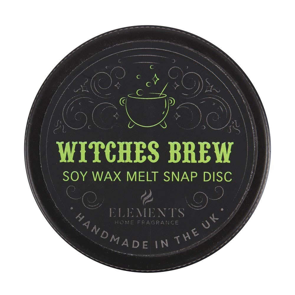 Witches Brew Soy Halloween Wax Melt Snap Disc from Hilltribe Ontario