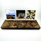 Wooden Tarot Card Holder w/ Moon Detail from Hilltribe Ontario