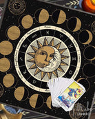 Zodiac Moon Phases Tarot/Oracle Cloth from Hilltribe Ontario