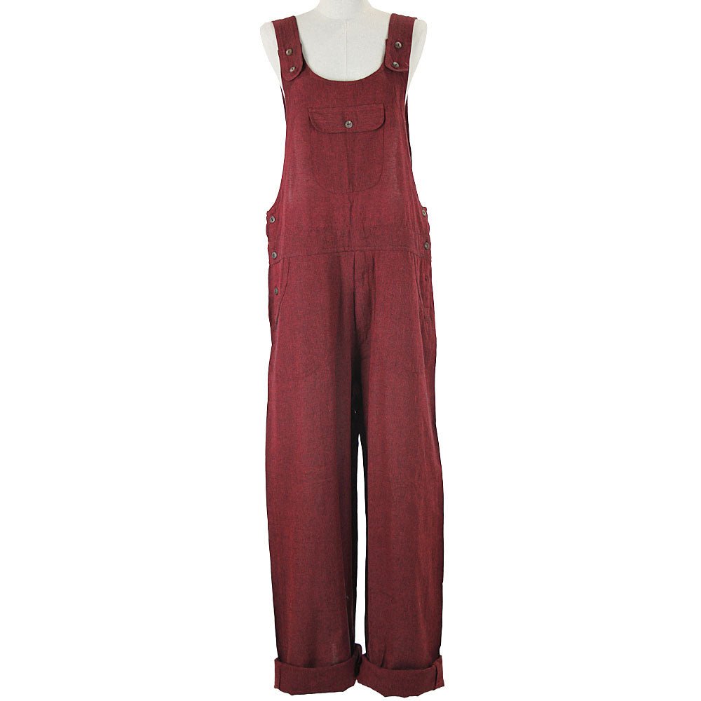 Burgundy Ella Overalls from Hilltribe Ontario