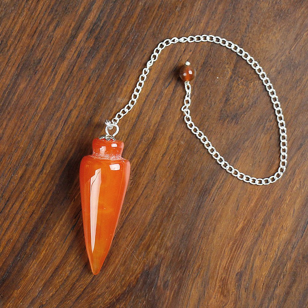 Carnelian Point Pendulum from Hilltribe Ontario