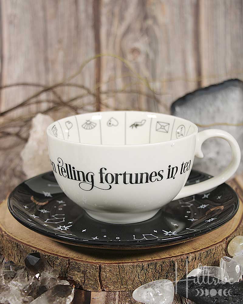 Fortune Telling Cup & Saucer from Hilltribe Ontario